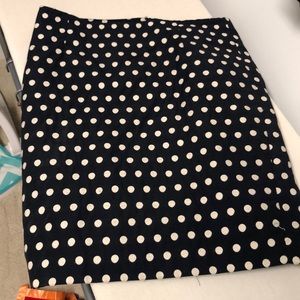 Forever 21 polka dot pencil skirt